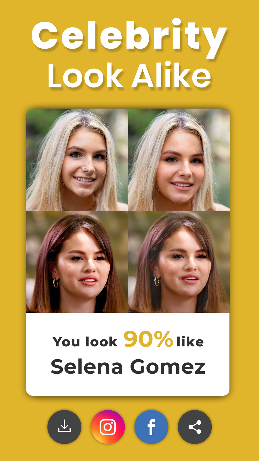 Celeb Look Alike For IPhone Download