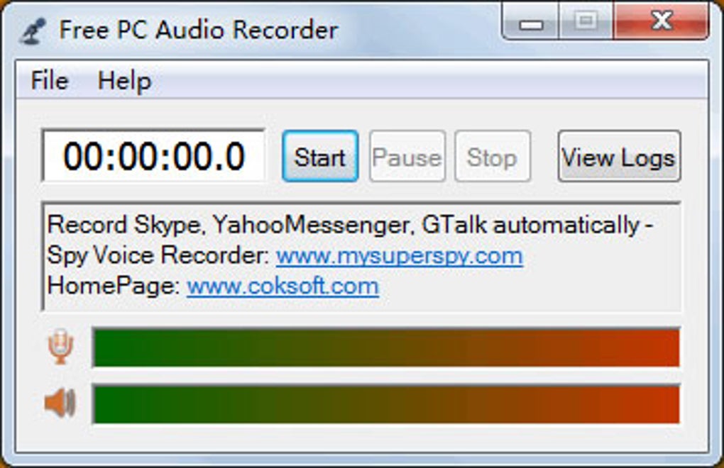 Free PC Audio Recorder Download