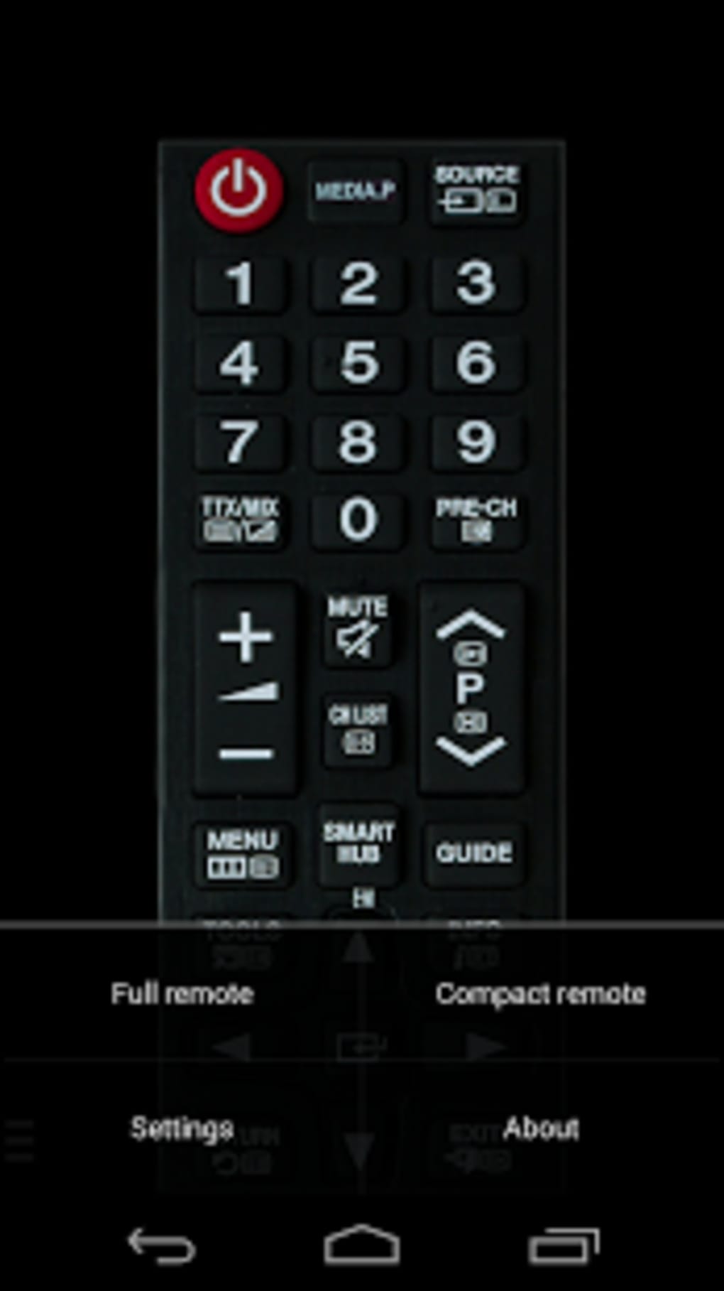 tv remote app