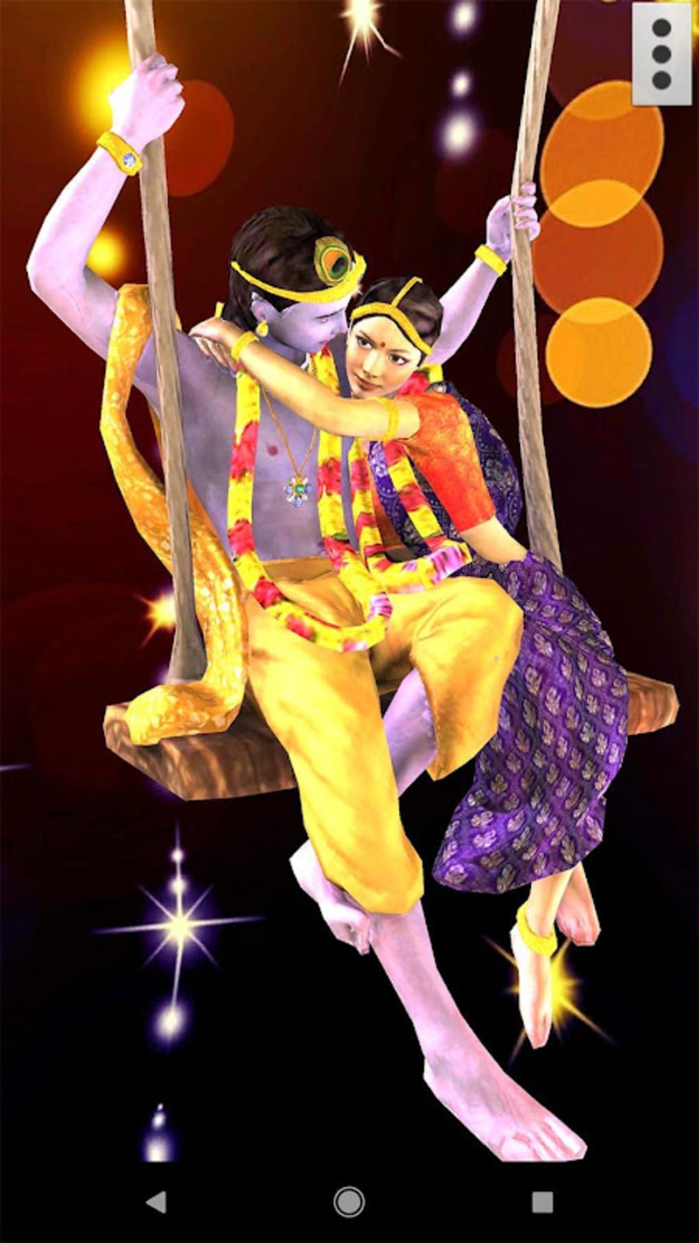 3d Radha Krishna Jhulan Live Wallpaper Apk Para Android Descargar 7537