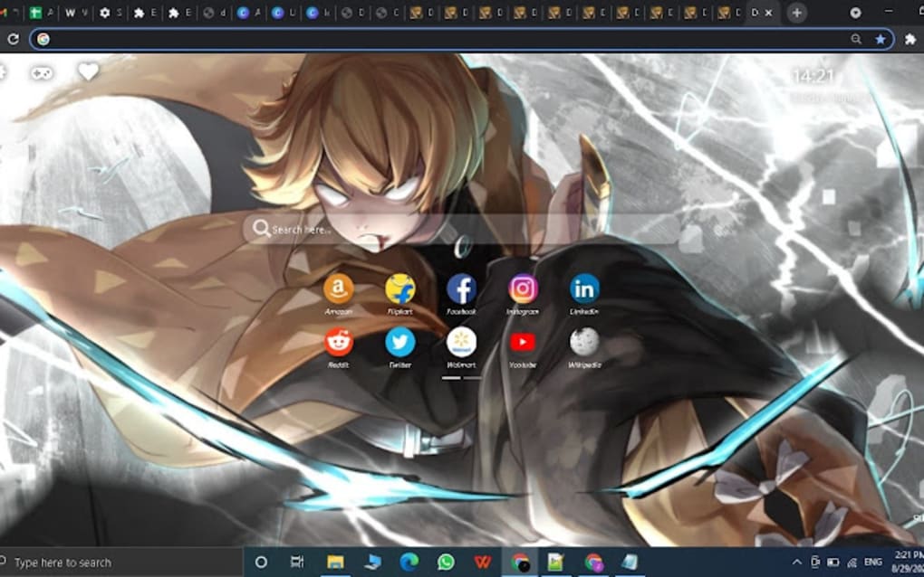 1360x768 Resolution Zenitsu Agatsuma Cool Demon Slayer Desktop Laptop HD  Wallpaper - Wallpapers Den