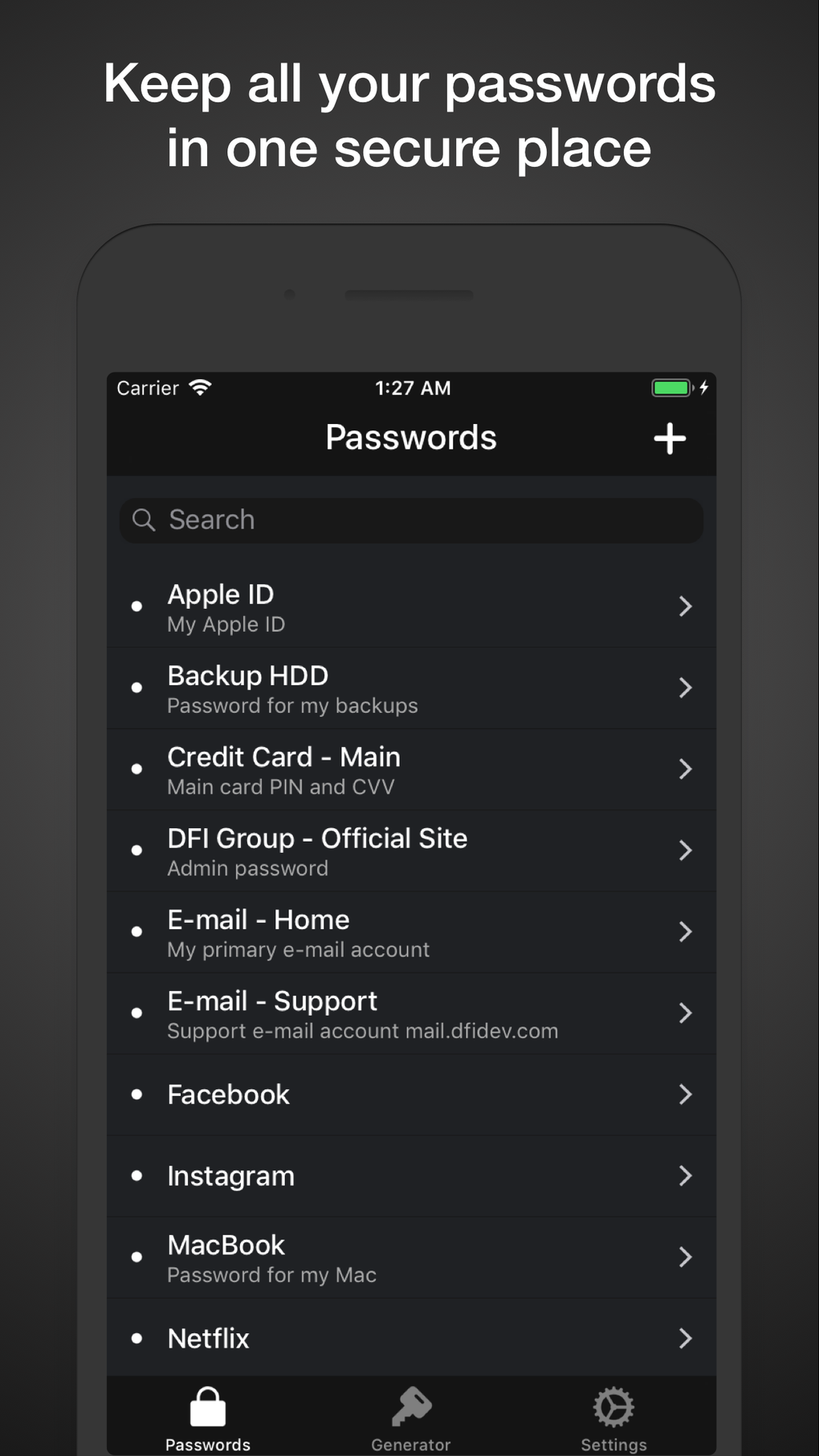 IPhone I in Passwords Cloud ndir