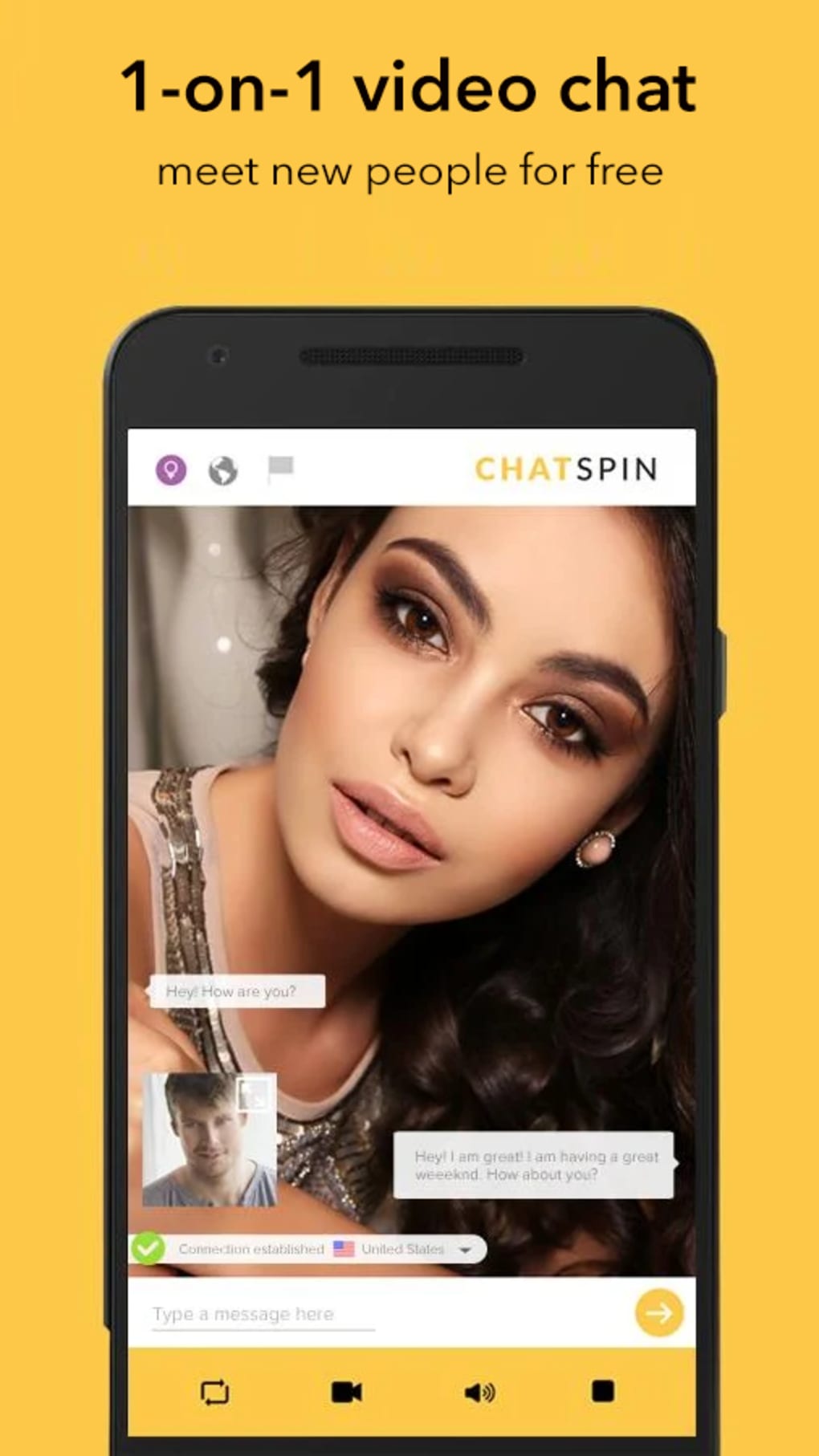 Chatspin - Random Video Chat APK для Android — Скачать