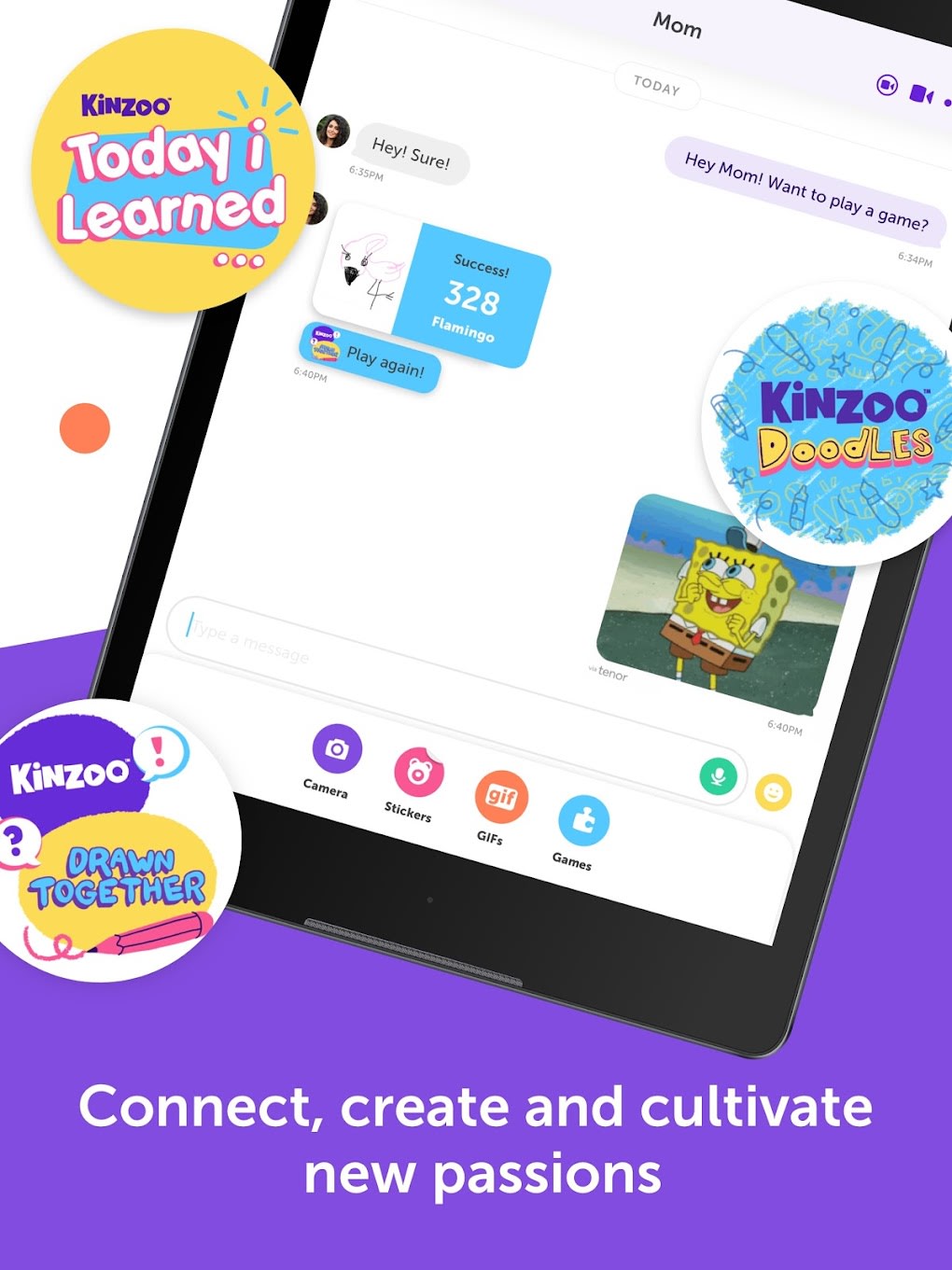 Kinzoo  Kinzoo Adds New Sticker Maker Activity to Messaging App