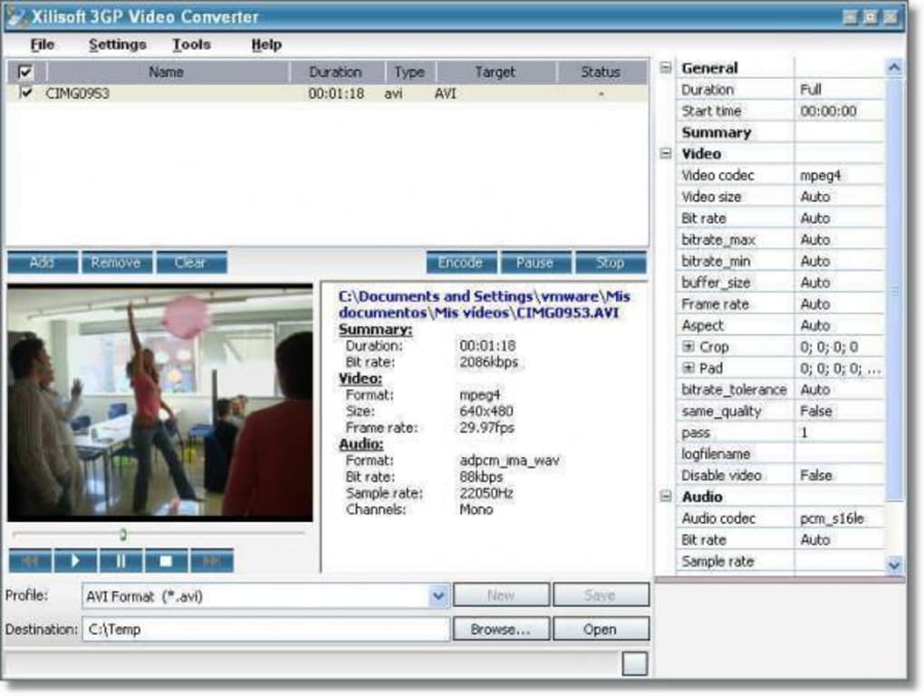 1020px x 768px - Xilisoft 3GP Video Converter - Download