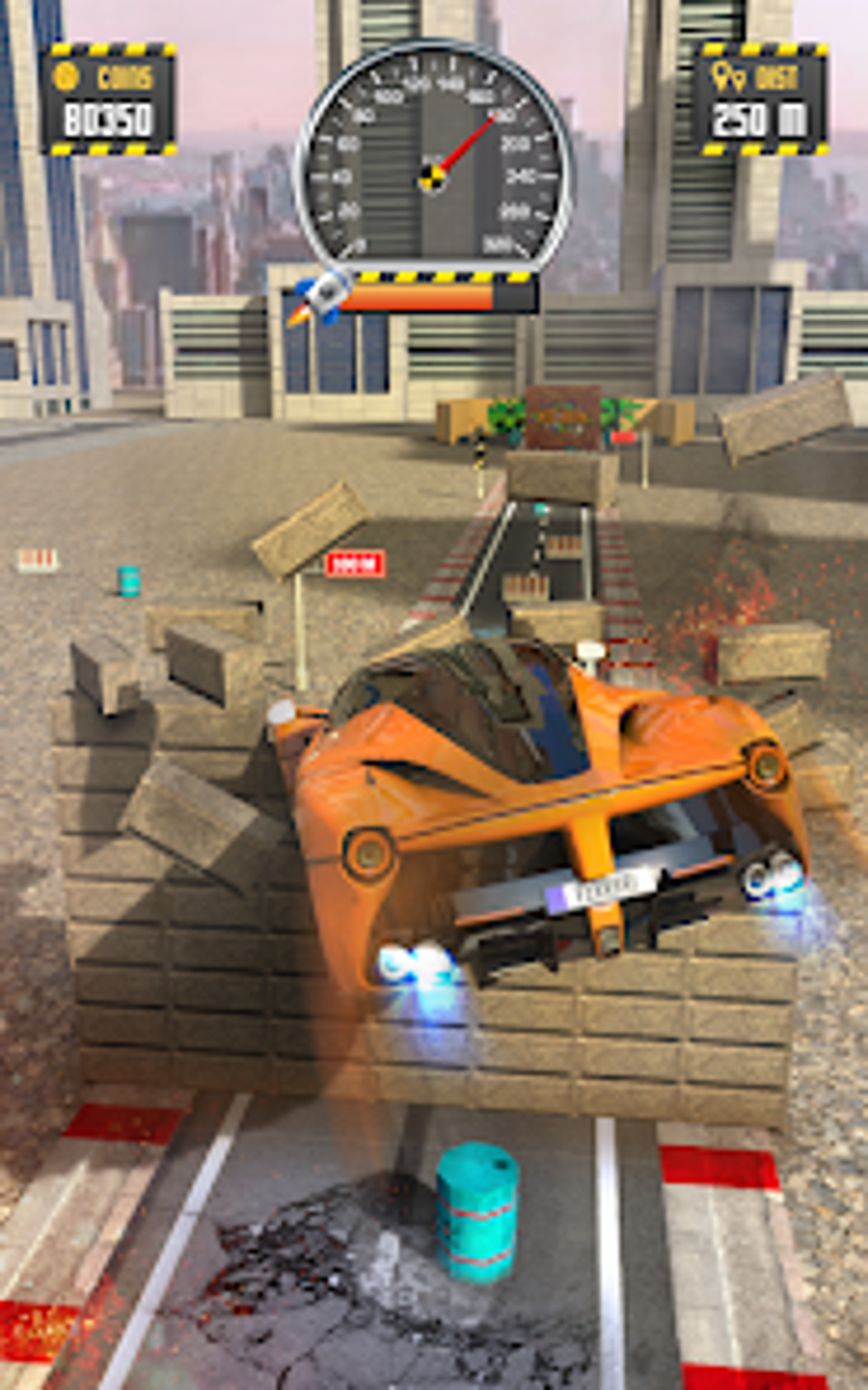 Beam Drive Car Crash Ramp Ca для Android — Скачать