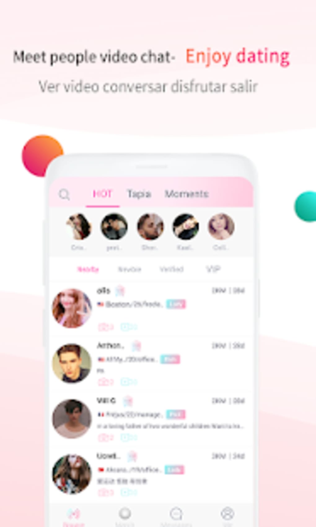 Free video chat dating app