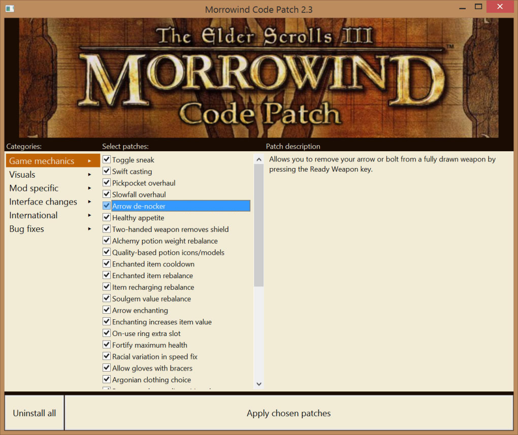 Morrowind Code Patch Mod Download