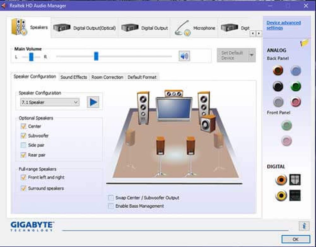 realtek high definition audio drivers windows 10