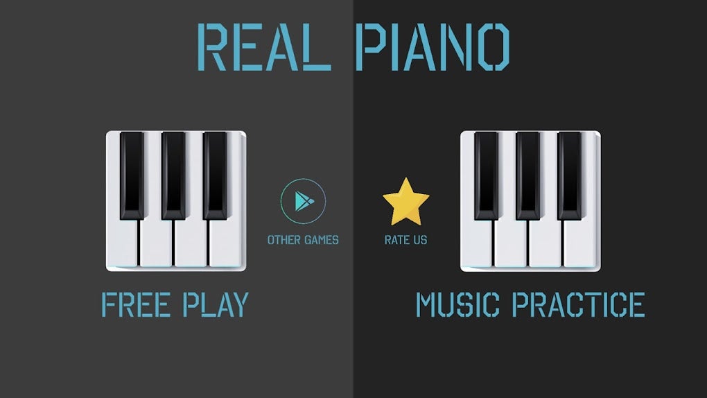 Stream No Ads, No Problems - Real Piano APK for Android Devices