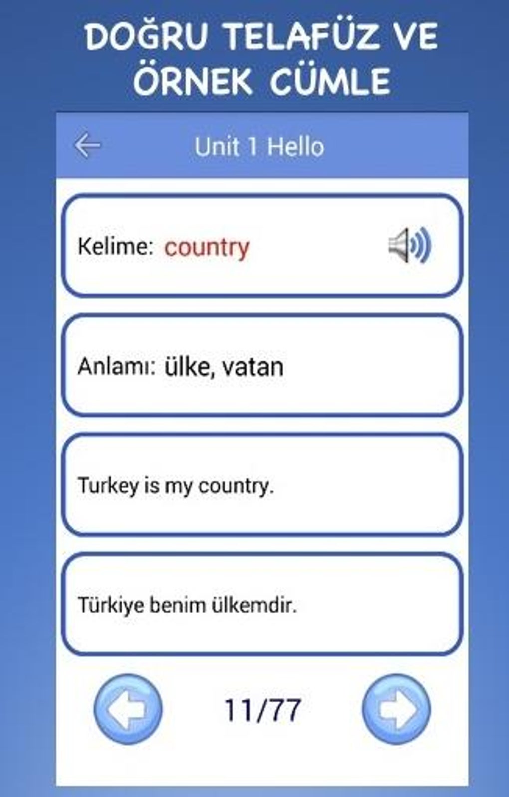 Android Için 5. Sınıf İngilizce - İndir