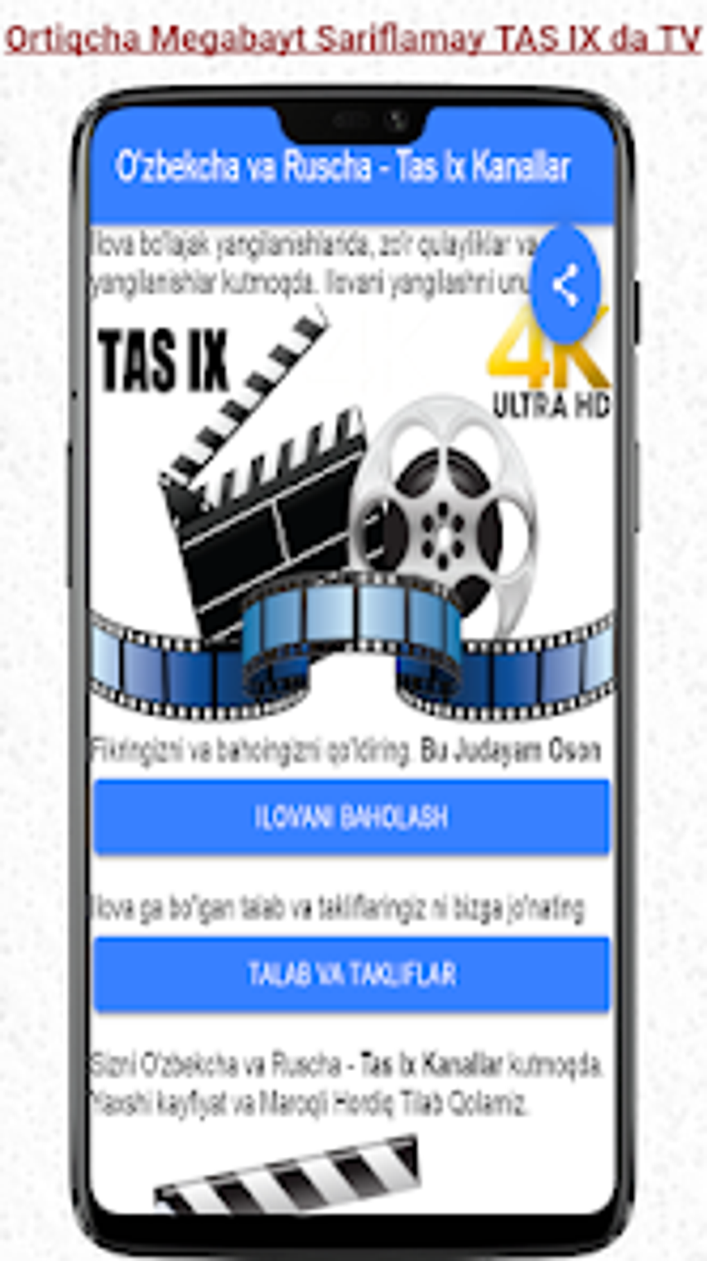 TAS IX TV_Kanallar Ortiqcha MB for Android - Download
