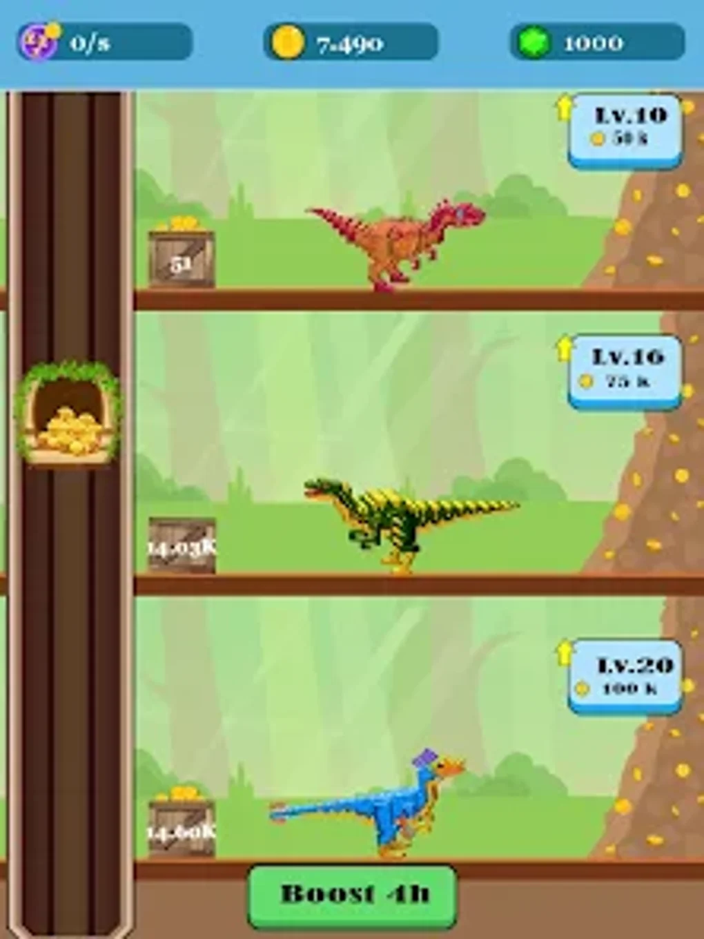 Jurassic Pixel Craft: dino age для Android — Скачать