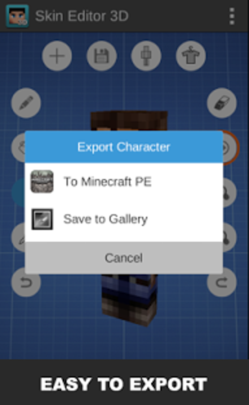 Skin Editor 3D for Minecraft Mod Apk Download下载-Skin Editor 3D