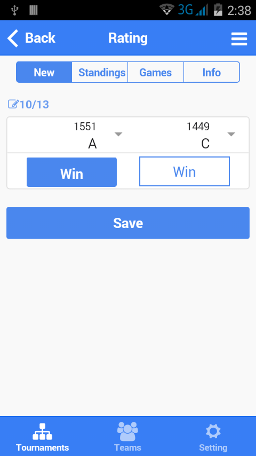 Tournament Maker for Android - Download