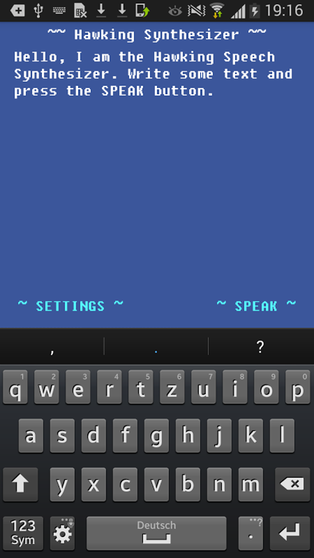 Speech Synthesizer - Hawking APK для Android — Скачать