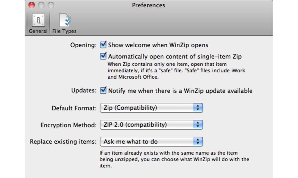 winzip for mac os x 10.7.5