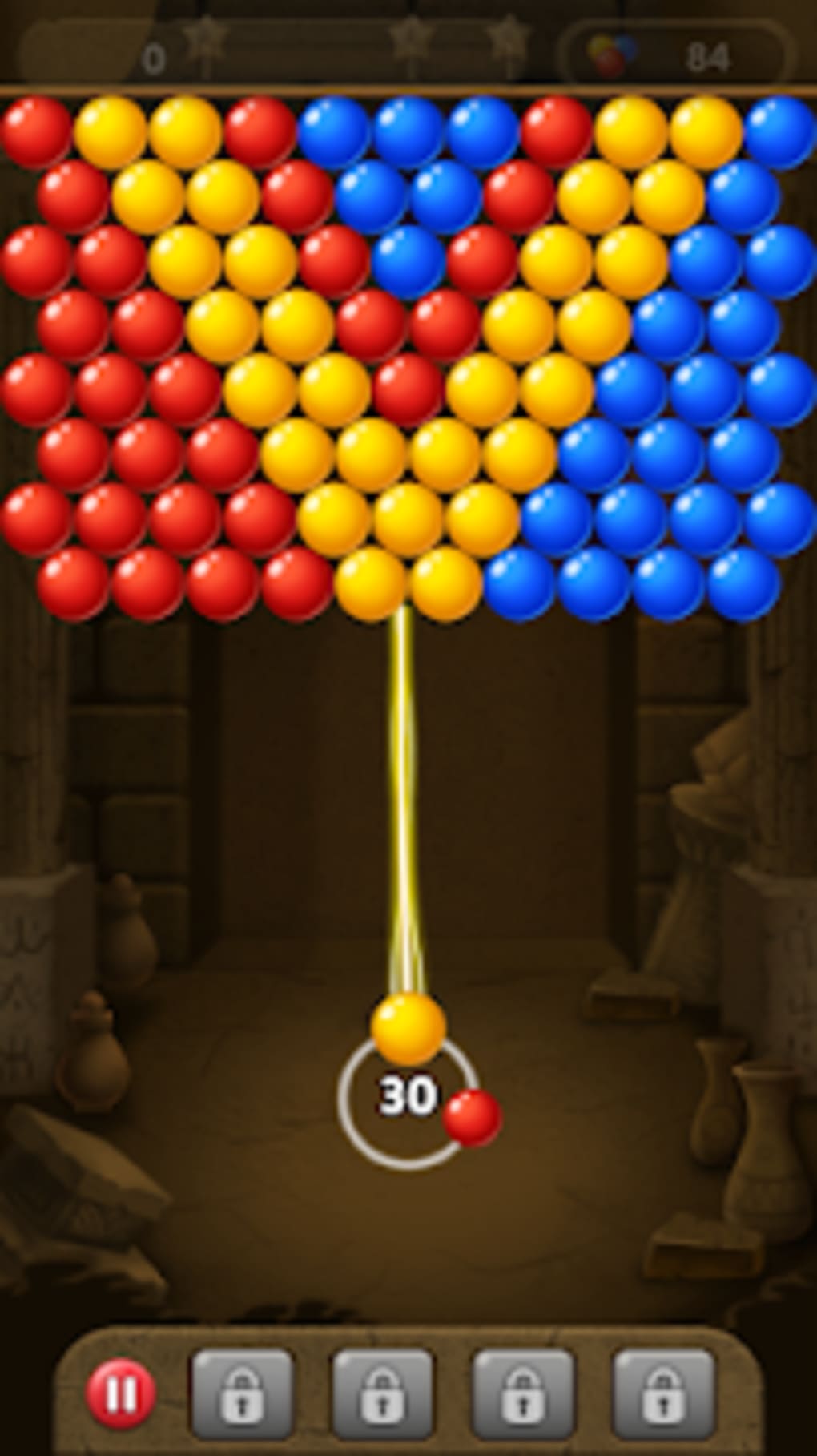 Bubble shooter gem puzzle pop game - Level 1,2,3,4,5,6,7,8,9,10