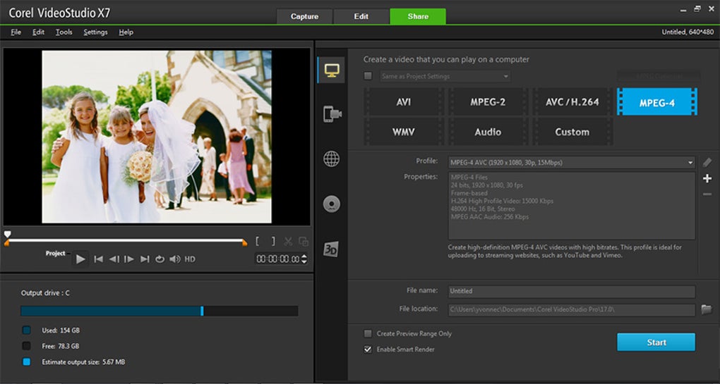 videostudio pro x10 for screen capture