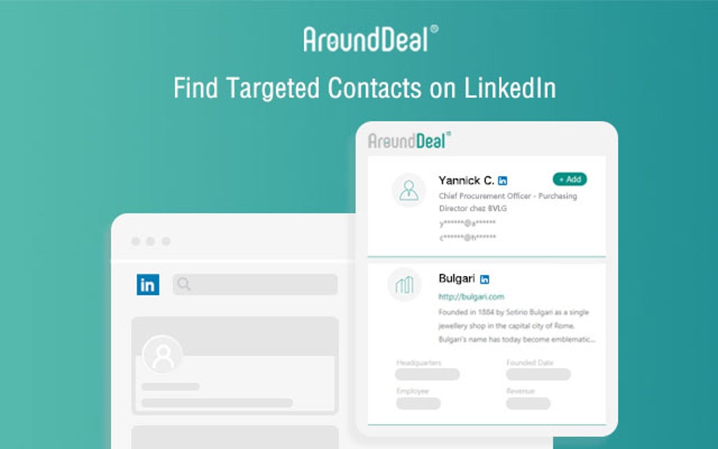 AroundDeal: B2B Contact & Company Info Para Google Chrome - Extensión ...