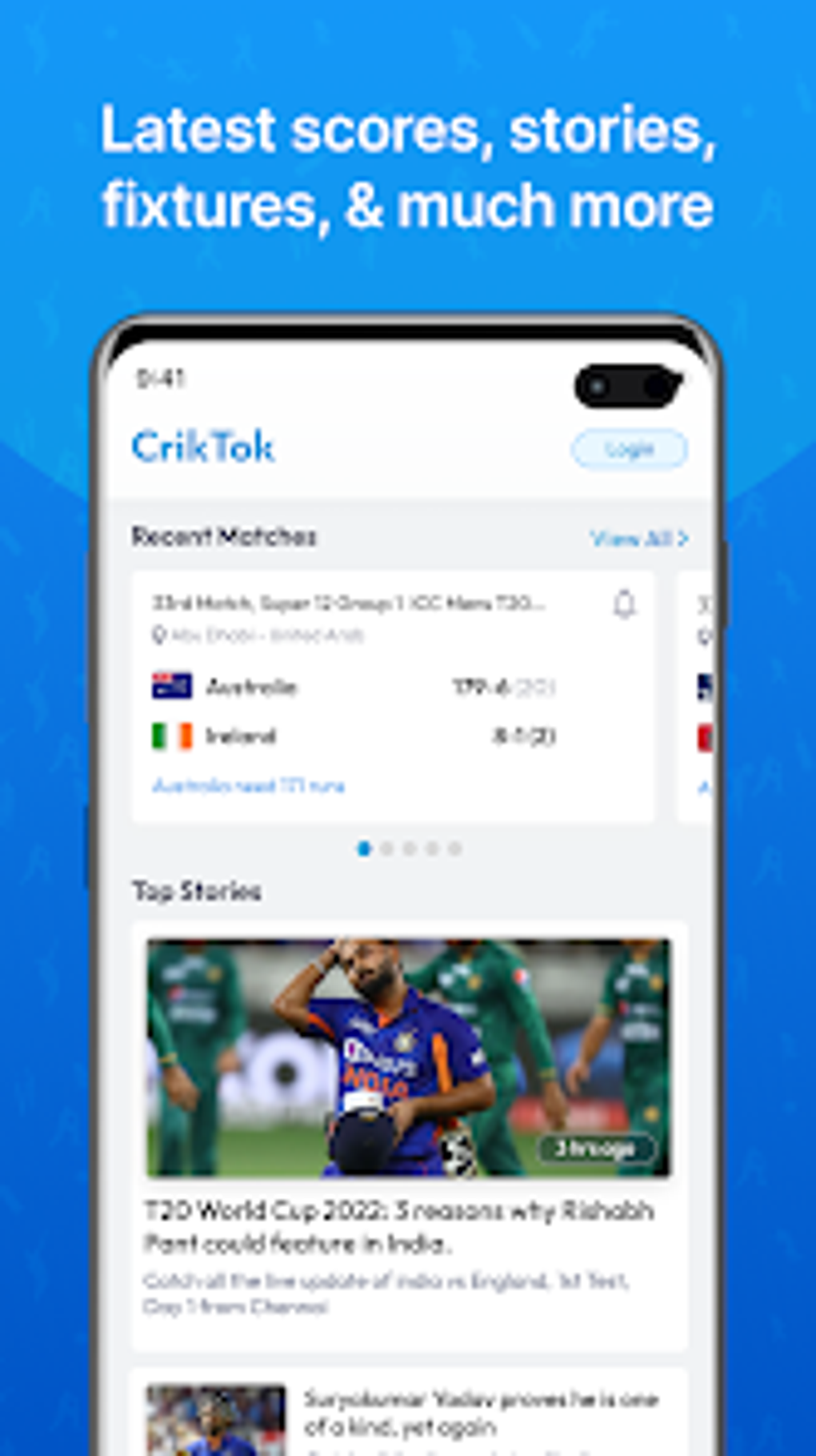 Criktok- Live Scoring App for Android - Download