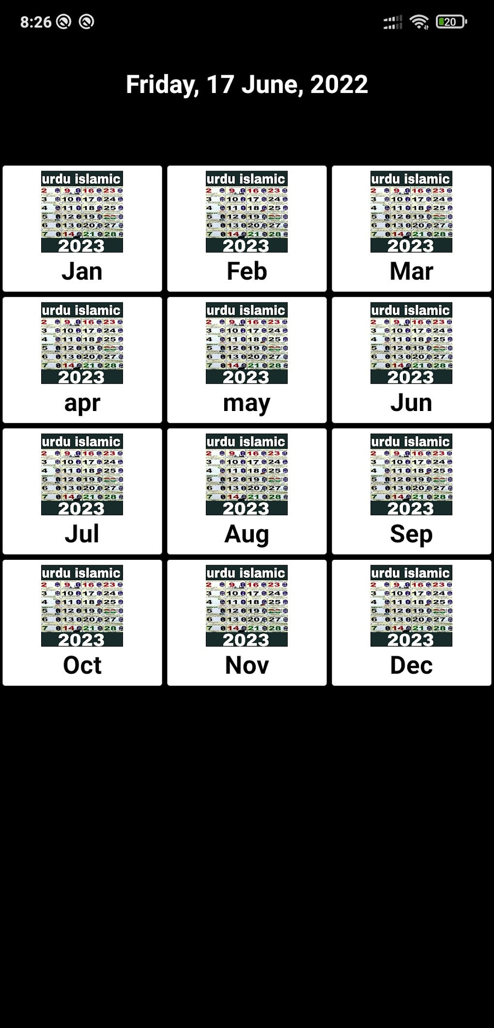 Urdu Calendar 2023 for Android - Download