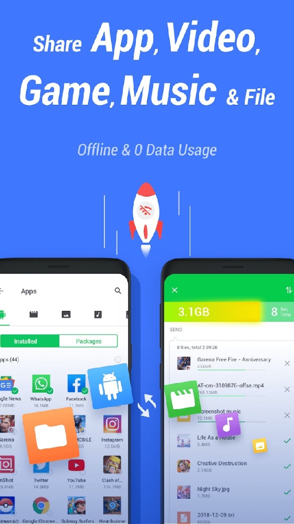 InShare - File Sharing APK для Android — Скачать