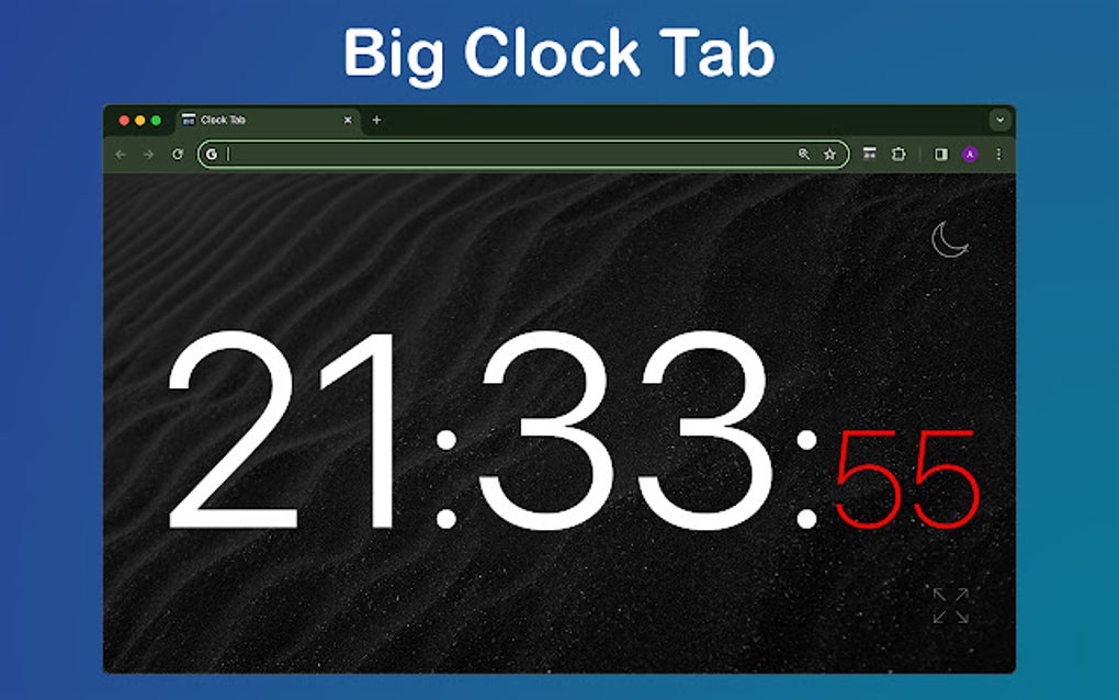 Clock Tab para Google Chrome - Extensión Descargar