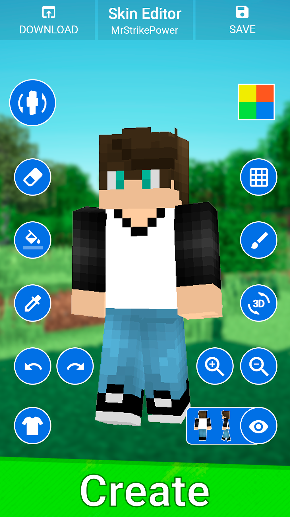 Download Skin Creator for Minecraft For Android, Skin Creator for  Minecraft APK