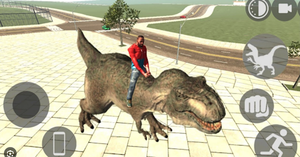 Android için Dinosaur indian bike driving - İndir