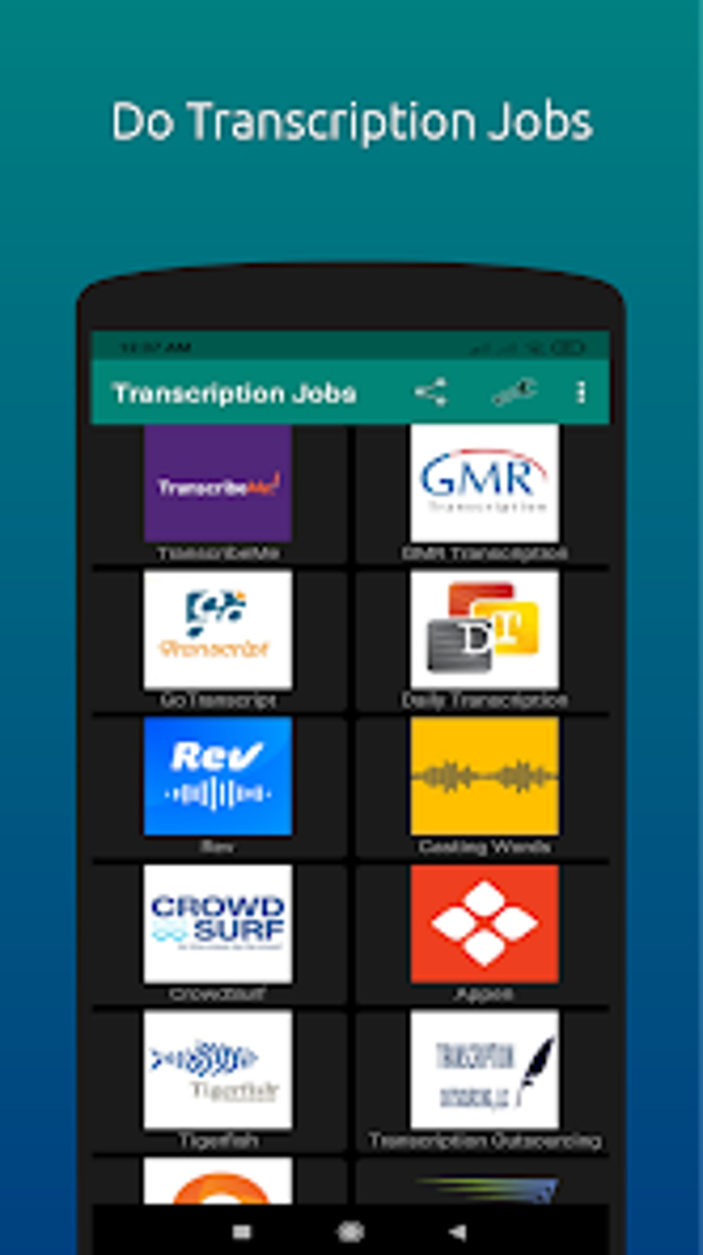 TranscriptionJob GoTranscript For Android Download TranscriptionJob GoTranscript For Android Download