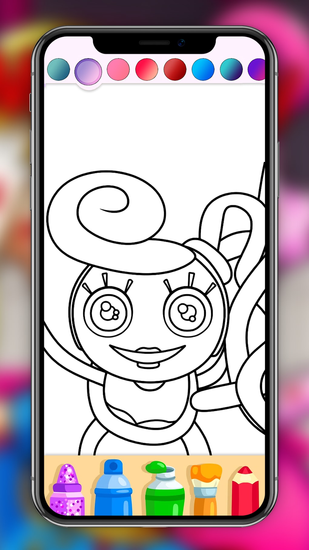 Baixe Mommy Long Legs Coloring App no PC