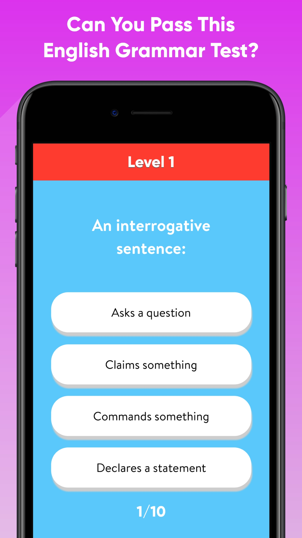 English Grammar Test 2023 for iPhone - Download