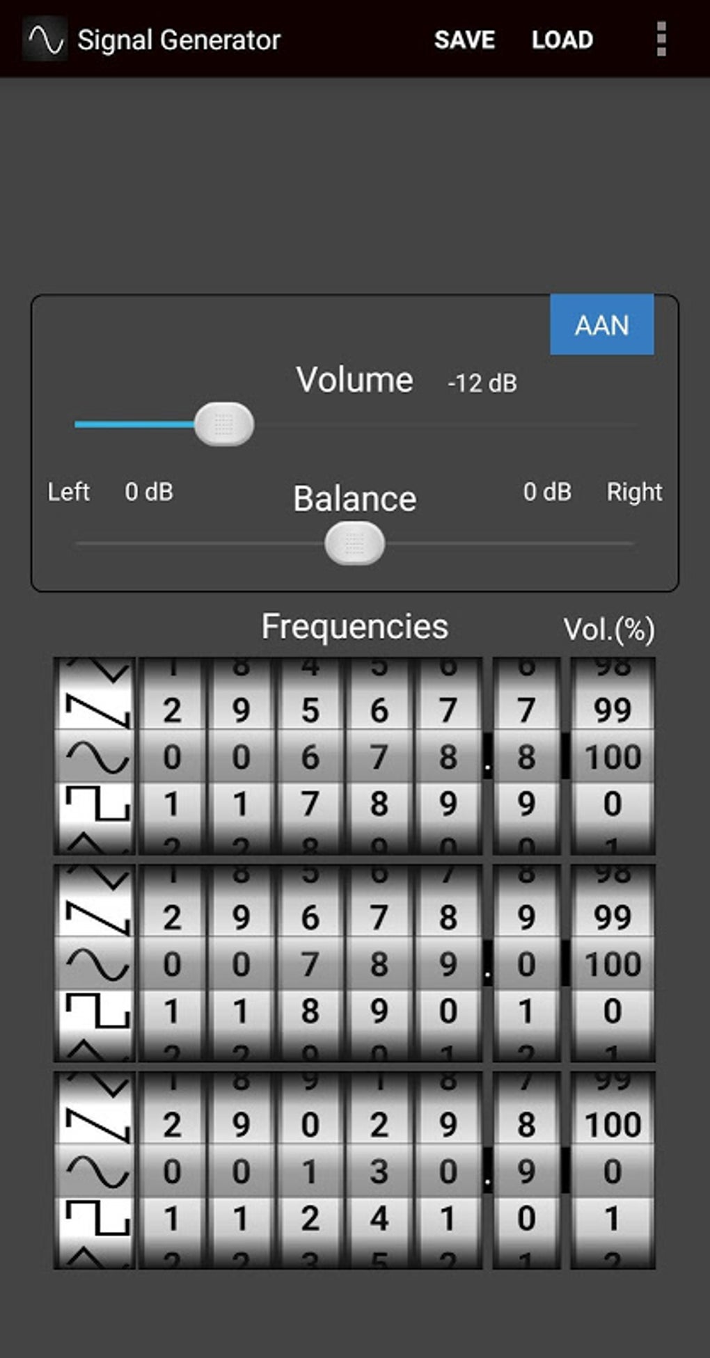 Sound Signal Generator voor Android - Download