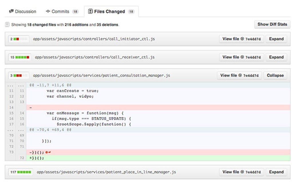 Github Collapse Diff para Google Chrome - Extensión Descargar