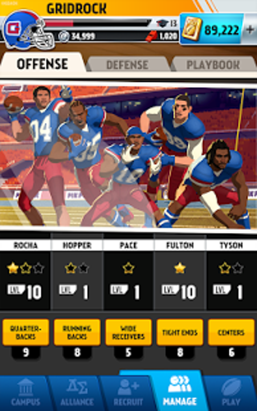 Rival Stars College Football APK для Android — Скачать