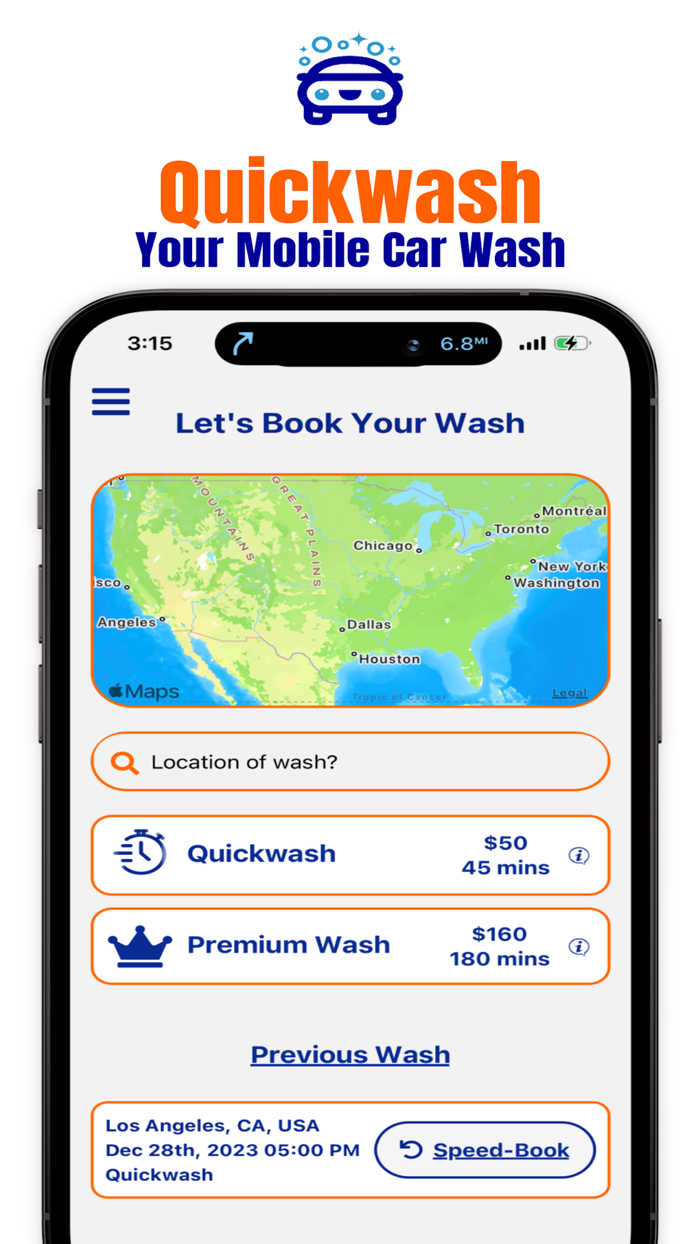 Quickwash: The Mobile Carwash для iPhone — Скачать