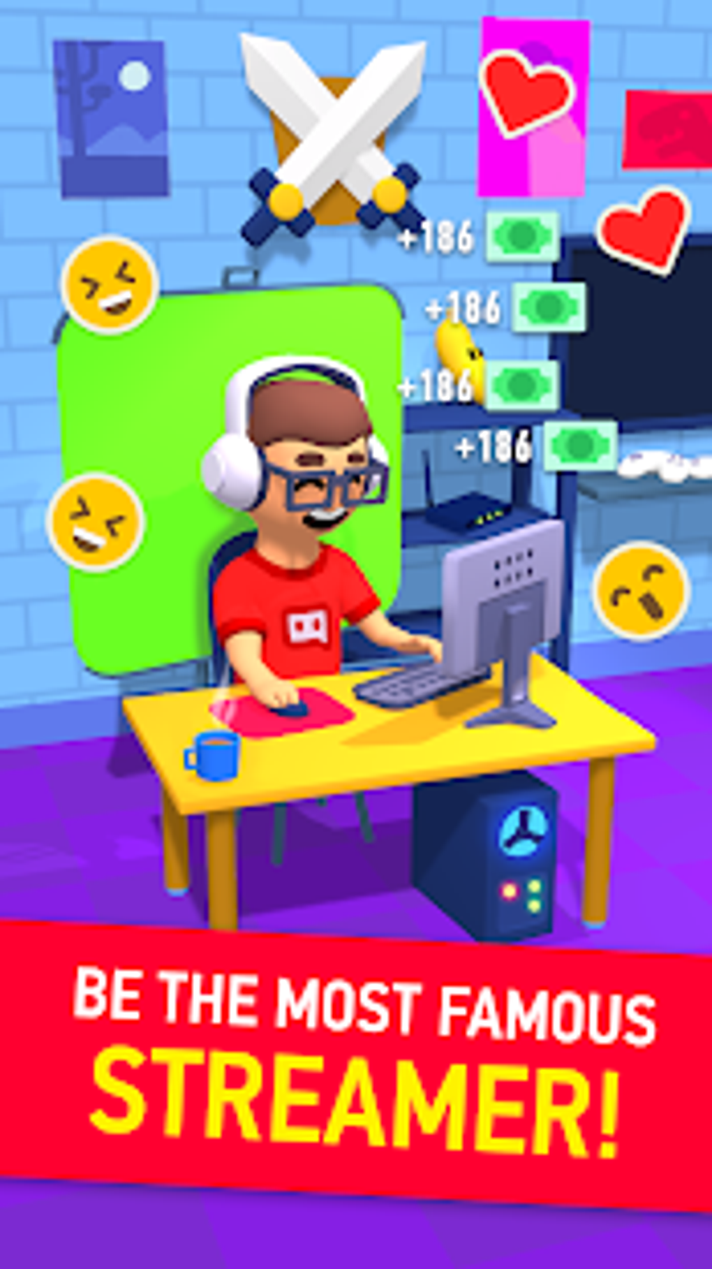 Idle Streamer tycoon - Tuber game APK для Android — Скачать