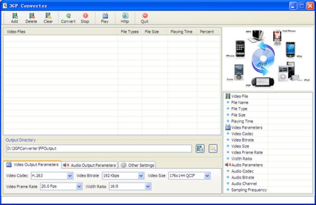 Any Video To 3gp Converter software download, freeupstart