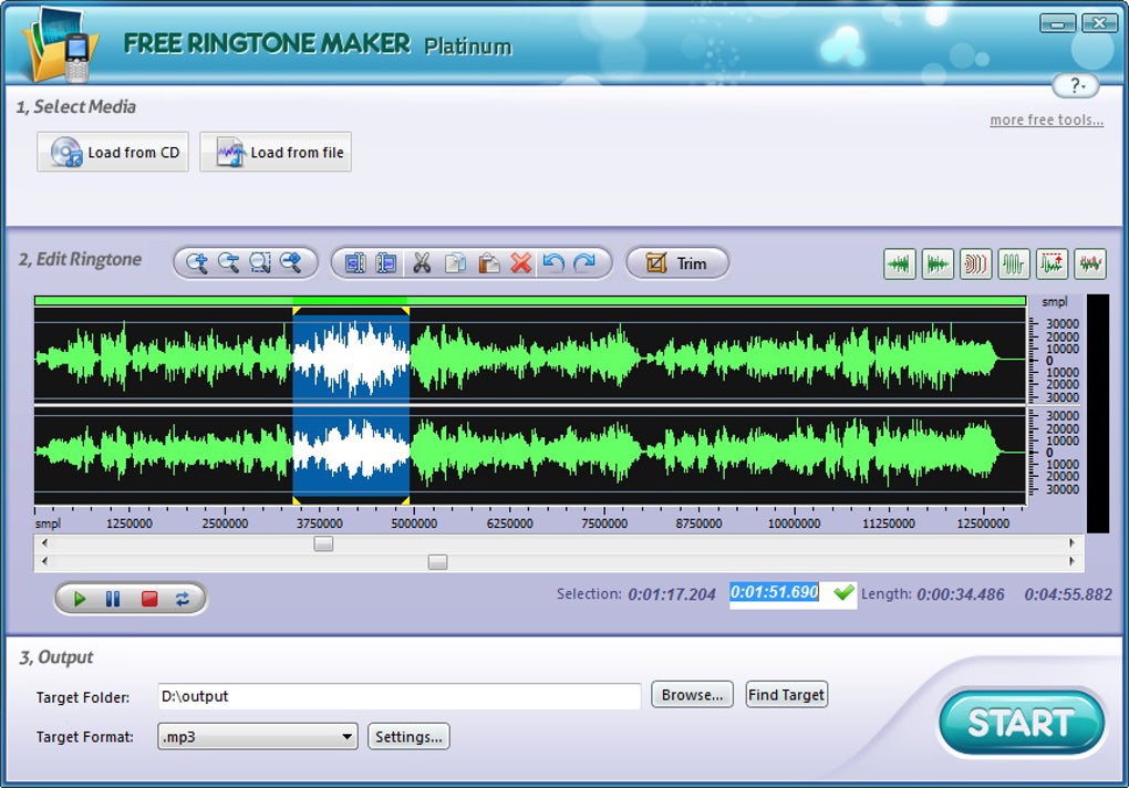 create free music ringtones