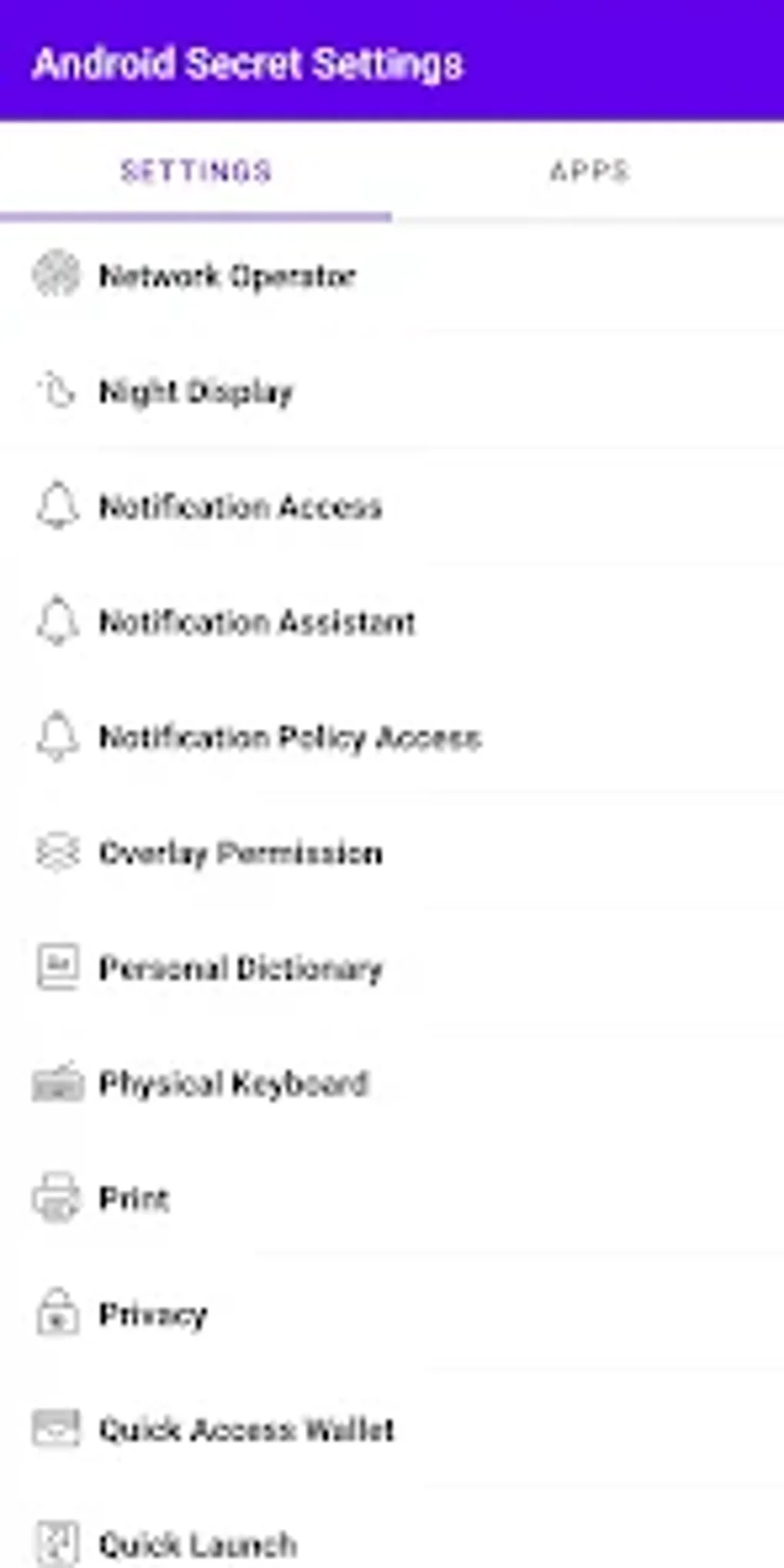 Android Secret Settings Android Download