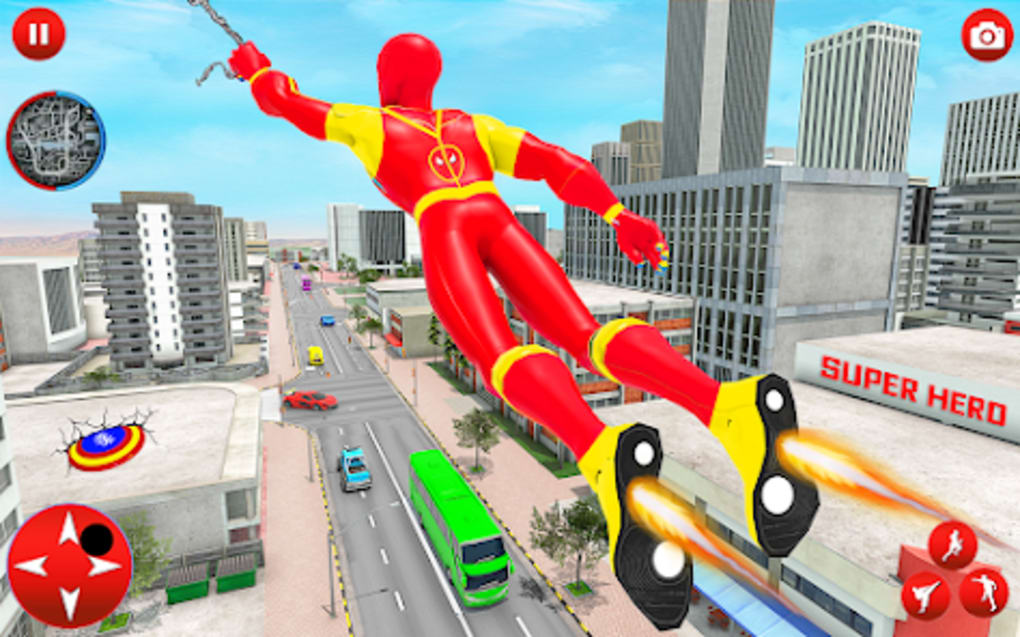 Rope Hero Robot Superhero Game for Android - Download