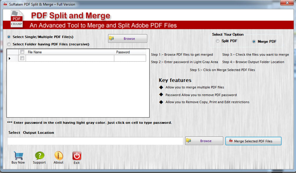 pdf merger and splitter free download