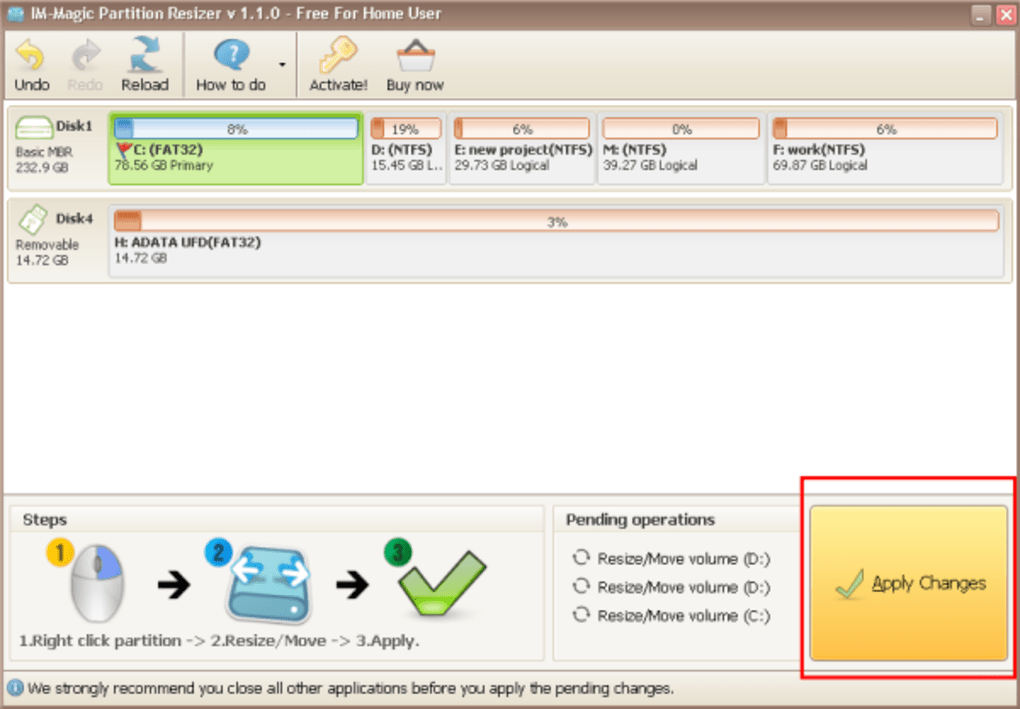 for windows download IM-Magic Partition Resizer Pro 6.9 / WinPE