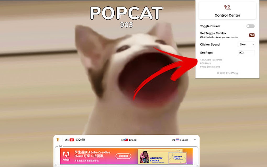 POPCAT CLICKER for Google Chrome - Extension Download