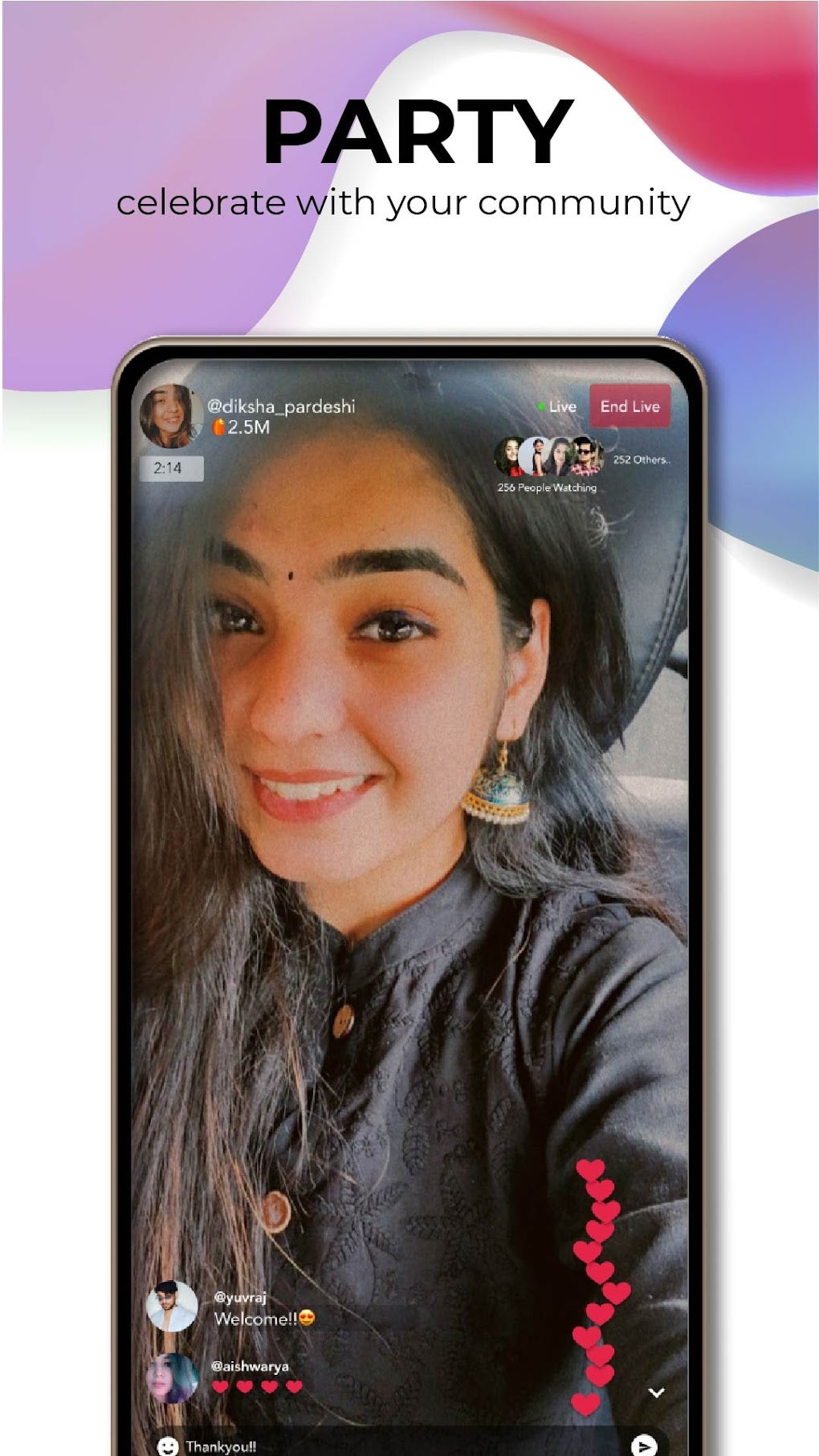 Bolo Live -Stream Video Chat для Android — Скачать