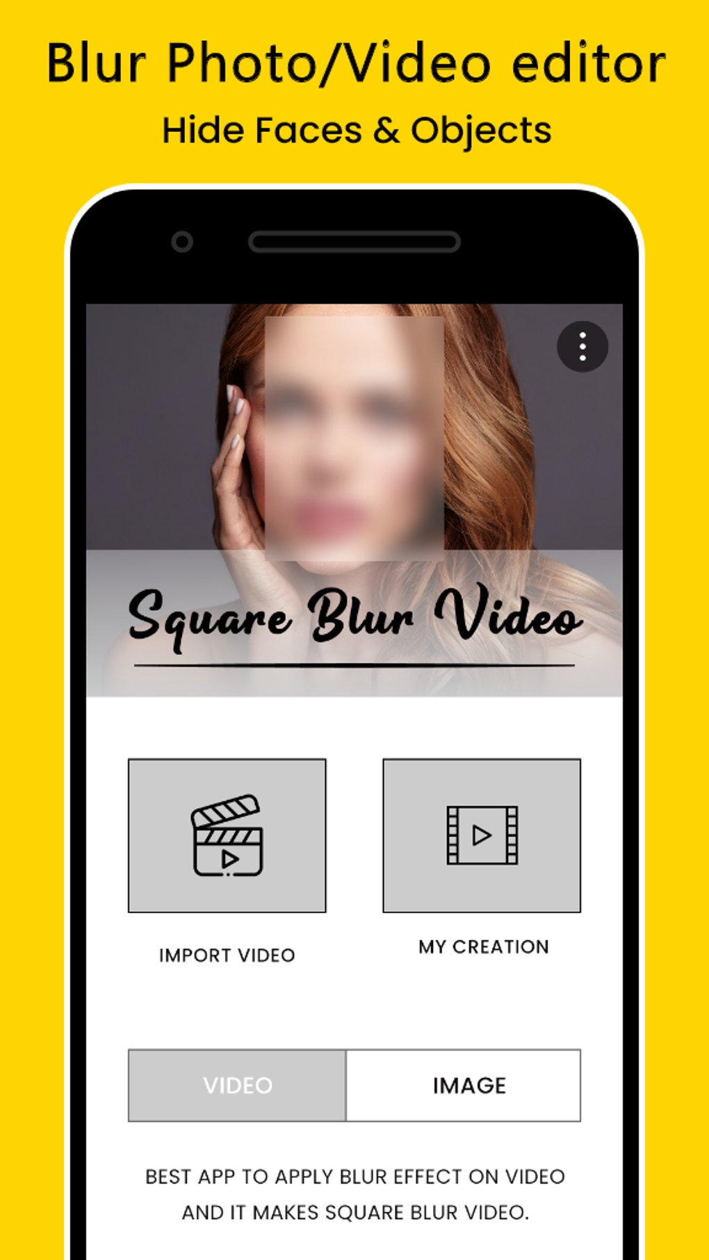 Blur Video Image Editor для Android — Скачать