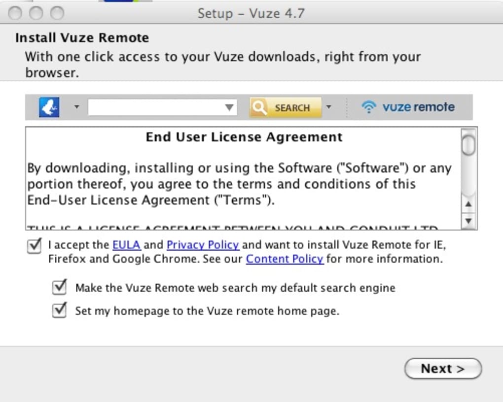 update vuze for mac