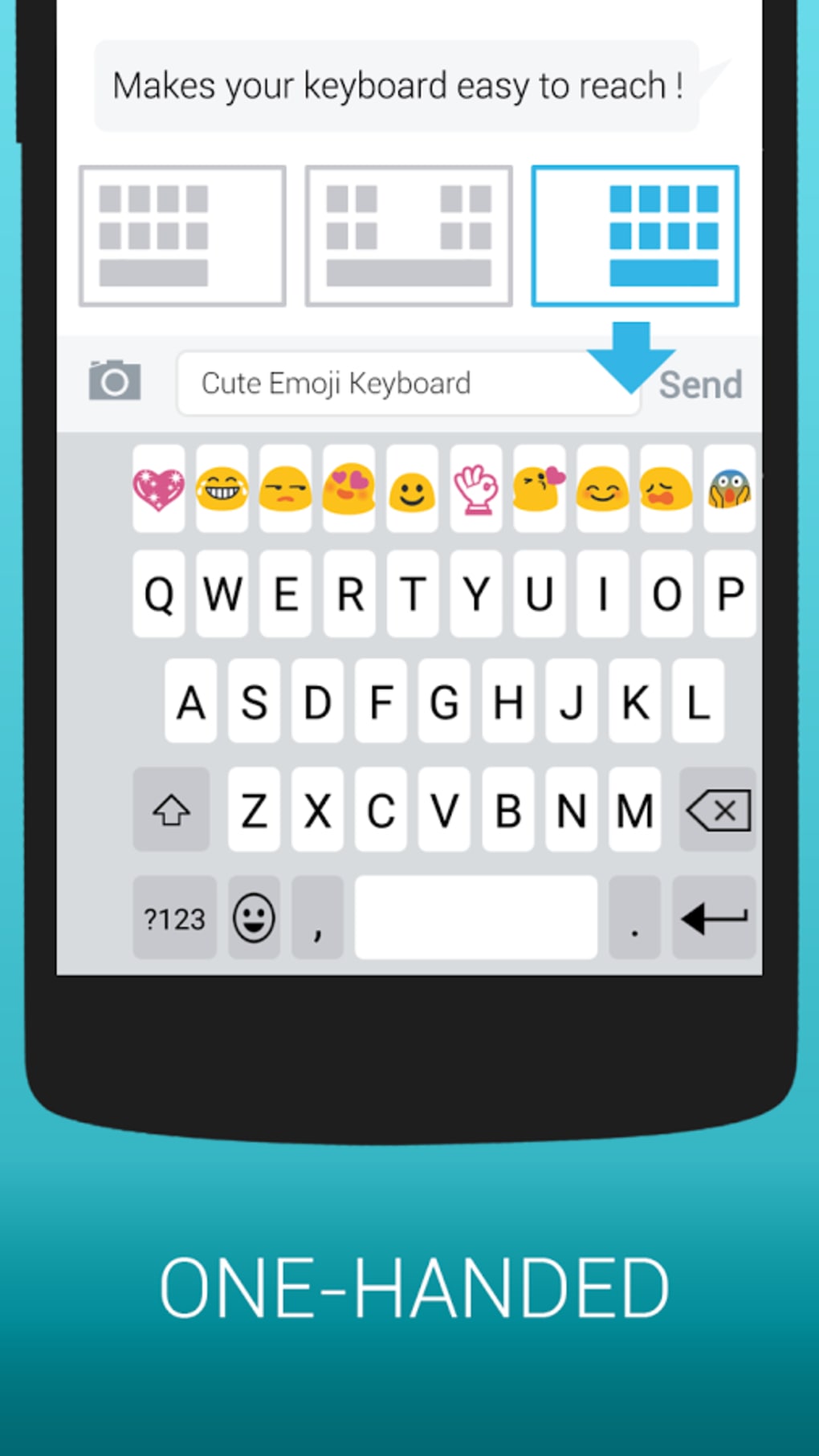 emoji keyboard cuteemoticons screenshot