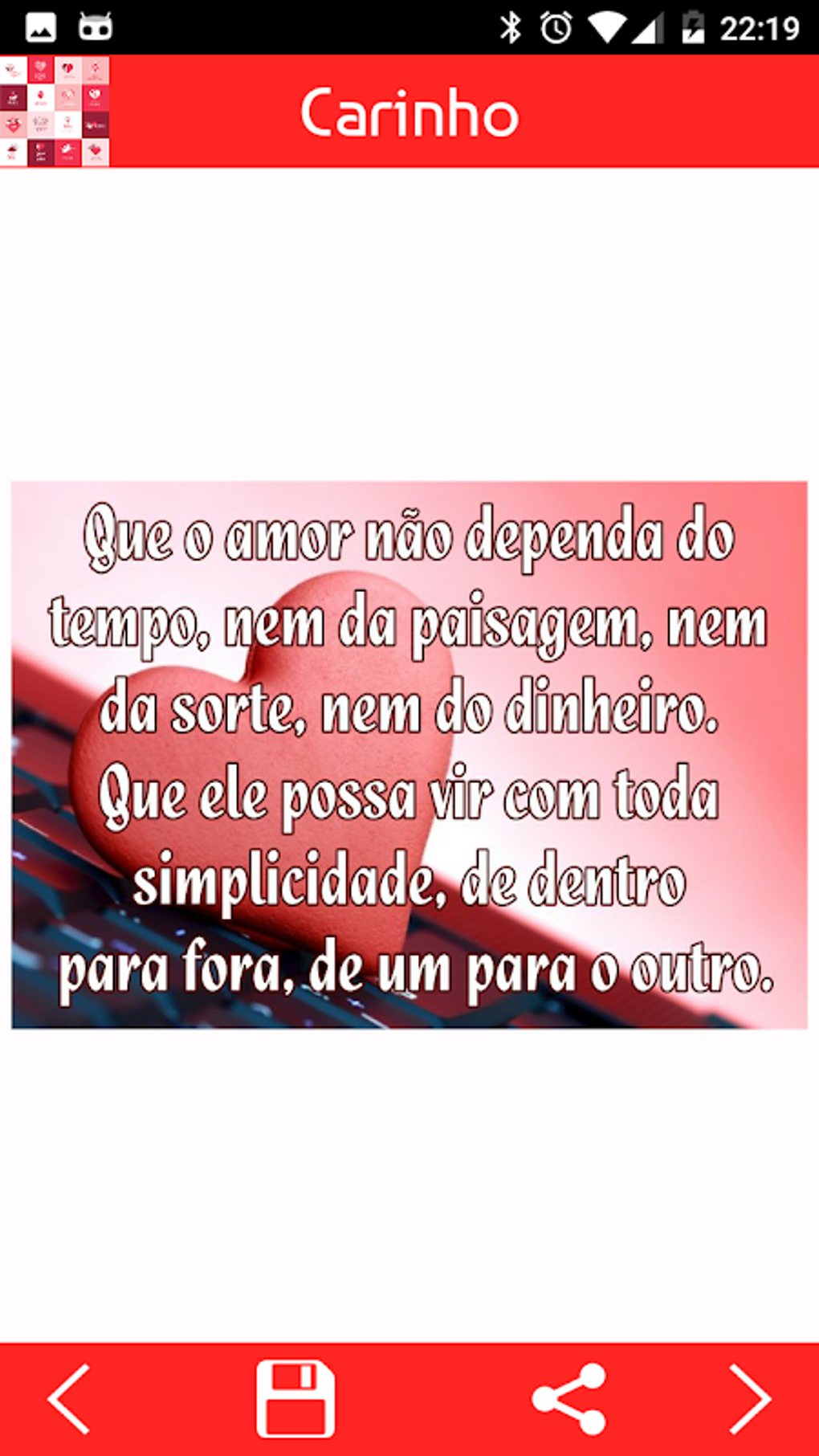 Imagens com frases de Carinho APK для Android — Скачать